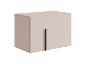 Антресоль двухдверная L600 Баско (кашемир) в Юном Ленинце - yunyj-leninec.mebel-nsk.ru | фото