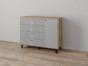 Комод «Катрин-13» (дуб крафт серый/серый) в Юном Ленинце - yunyj-leninec.mebel-nsk.ru | фото