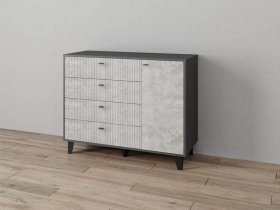Комод «Катрин-13» (графит/мальта) в Юном Ленинце - yunyj-leninec.mebel-nsk.ru | фото