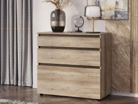 Комод КМ-01 Энигма (венге/дуб каньон) в Юном Ленинце - yunyj-leninec.mebel-nsk.ru | фото