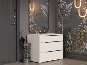 Комод с 3 ящиками Айри КМ-001 (кашемир) в Юном Ленинце - yunyj-leninec.mebel-nsk.ru | фото