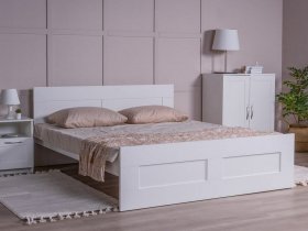 Кровать двуспальная 1,6м Сириус в Юном Ленинце - yunyj-leninec.mebel-nsk.ru | фото