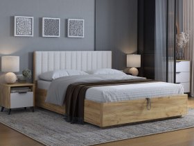 Кровать двуспальная 1,6м Юлия в Юном Ленинце - yunyj-leninec.mebel-nsk.ru | фото