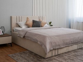 Кровать двуспальная 1,8м с подъем. мех. Леванте в Юном Ленинце - yunyj-leninec.mebel-nsk.ru | фото