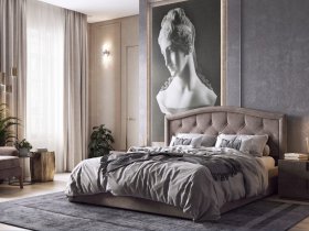 Кровать двуспальная 1,8м Верона-2 в Юном Ленинце - yunyj-leninec.mebel-nsk.ru | фото