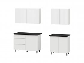 Кухонный гарнитур Эккервуд (2,0м) (SAFE) (белый) в Юном Ленинце - yunyj-leninec.mebel-nsk.ru | фото