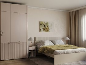 Модульная спальня Орма (МДФ) в Юном Ленинце - yunyj-leninec.mebel-nsk.ru | фото