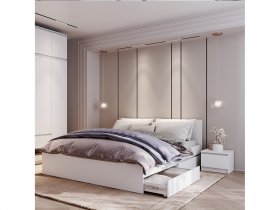 Модульная спальня Симпл в Юном Ленинце - yunyj-leninec.mebel-nsk.ru | фото