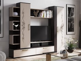 Стенка «Дакота» (венге/дуб молочный) в Юном Ленинце - yunyj-leninec.mebel-nsk.ru | фото