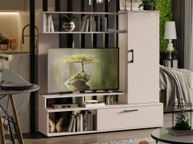 Стенка «Сиена» (кашемир) в Юном Ленинце - yunyj-leninec.mebel-nsk.ru | фото
